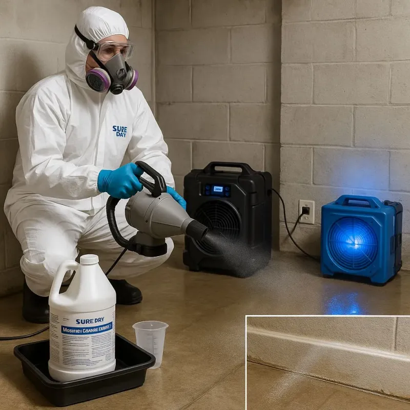 Sanitization and Odor Removal process in Forsyth, MT